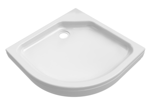Изображение товара Поддон душевой Triton Щ0000038720, 80 x 80 см, ПД22 высота 17 см, четверть круга, белый