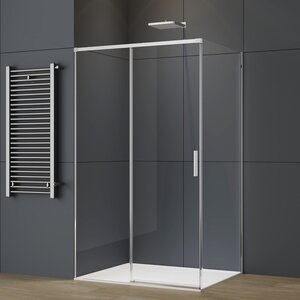 Изображение товара Душевой уголок Vincea Soft VSR-3SO29011CL, 110 x 90 см, прямоугольный, дверь раздвижная, стекло прозрачное, профиль хром