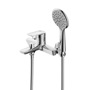 Изображение товара Смеситель для ванны и душа Lemark Verba LM11414C, с душевым гарнитуром, хром