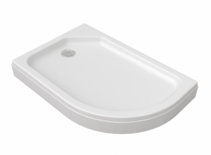 Изображение товара Поддон душевой Triton 120x80 см низкий асимметричный белый Россия