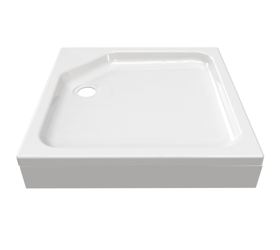 Изображение товара Поддон душевой Triton Щ0000038719, 80 x 80 см, ПД21 высота 17 см, квадратный, белый