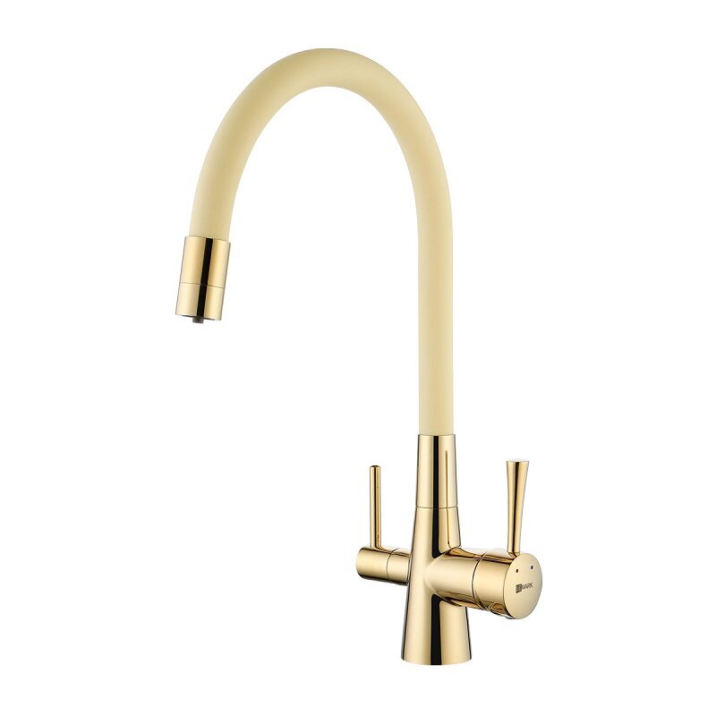 Изображение товара Смеситель для кухонной мойки Lemark Comfort LM3075G-Beige с подключением к фильтру питьевой воды