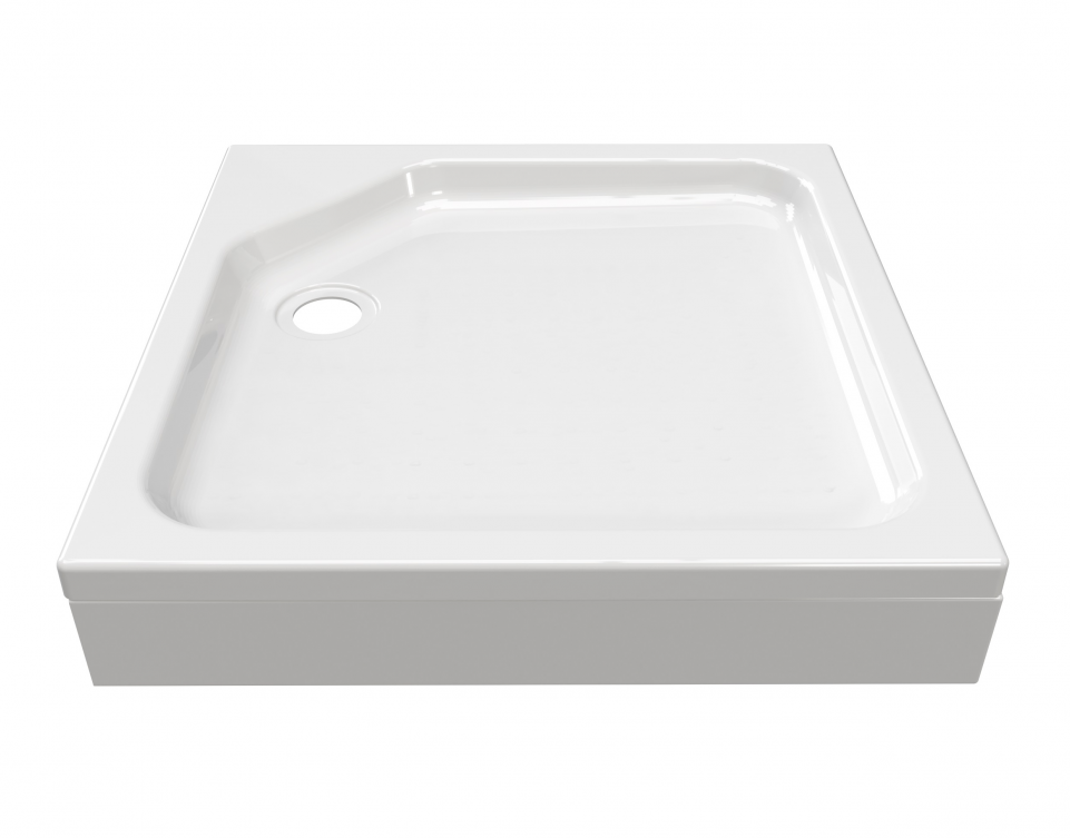 Изображение товара Поддон душевой Triton 100x100 см акриловый квадратно-угловой стильный