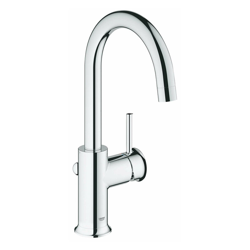 Изображение товара Смеситель для раковины Grohe BauClassic хром однорычажный с поворотным изливом