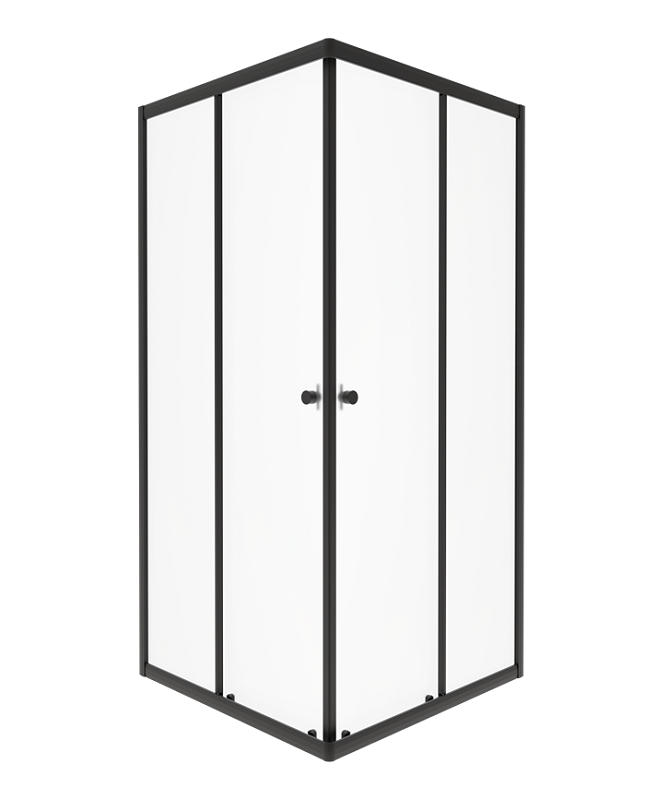 Изображение товара Душевой уголок Triton Вента 90x90 см матовое стекло черный профиль