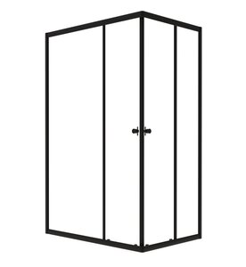 Изображение товара Душевой уголок Triton Вента Щ0000057858, 100x80 см, стекло прозрачное, профиль черный