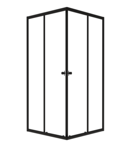 Изображение товара Душевой уголок Triton Вента Щ0000057857, 80 x 80 см, стекло прозрачное, профиль черный