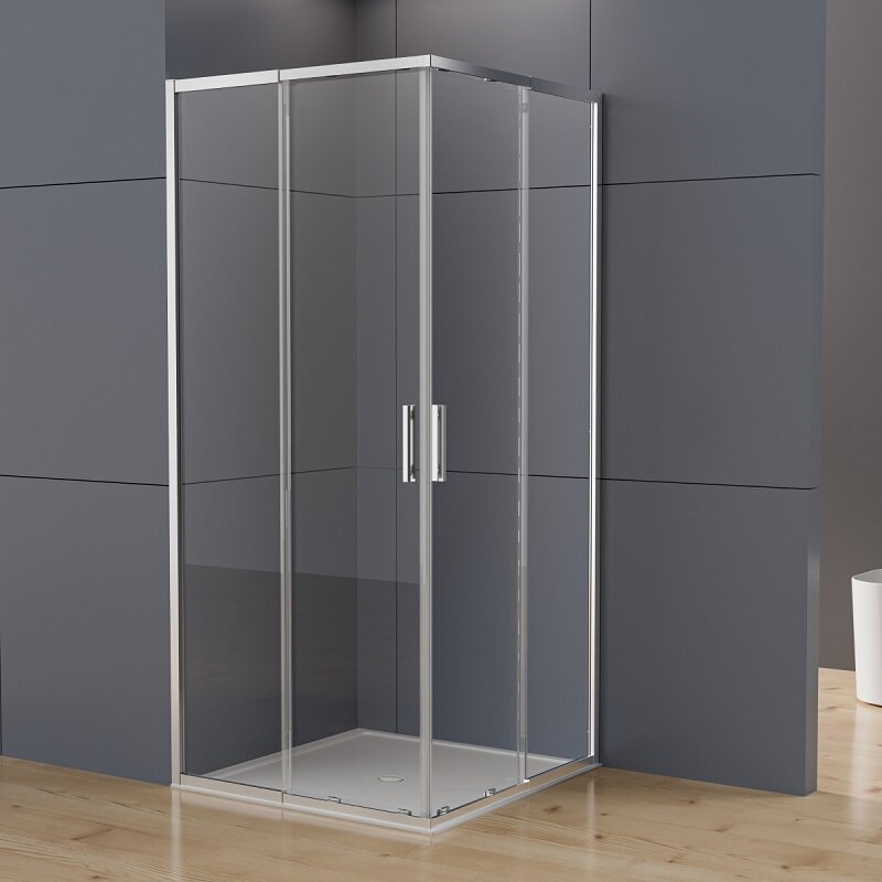 Изображение товара Душевой уголок Vincea Rapid-N VSS-3RN8010E10CL, 70/80 х 90/100 см, стекло прозрачное, профиль хром Изображение товара Душевой уголок Vincea Rapid-N VSS-3RN8010E10CL, 70/80 х 90/100 см, стекло прозрачное, профиль хром