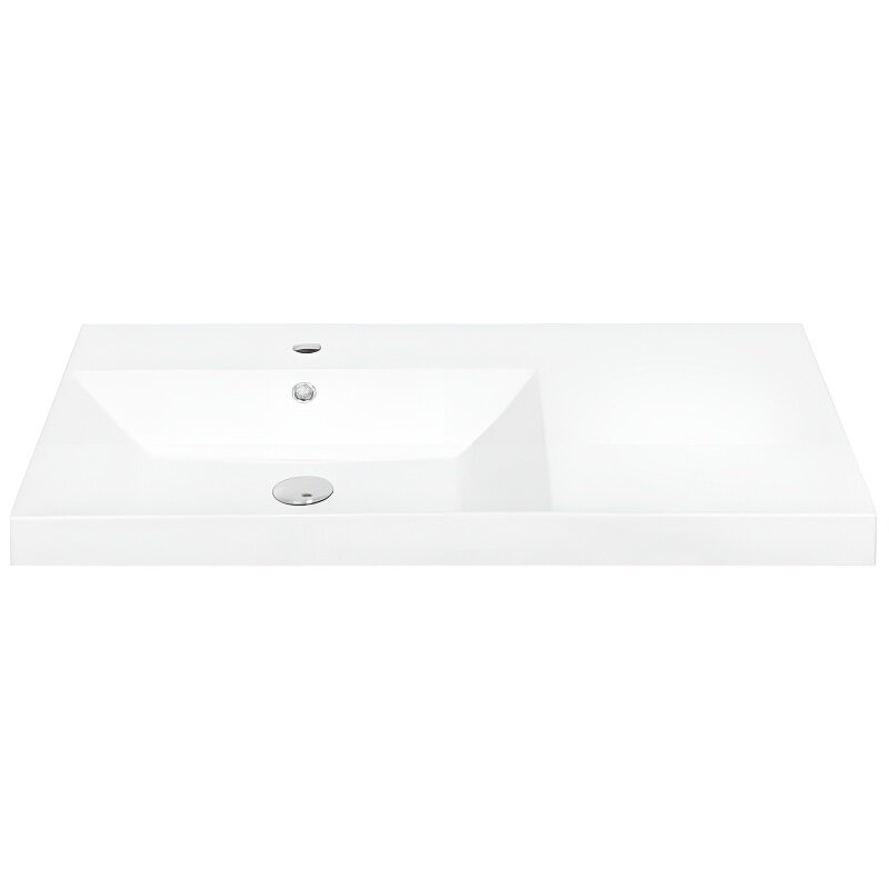 Изображение товара Раковина La Fenice Cubo CU.NN.90L, 90 см, белая, чаша слева