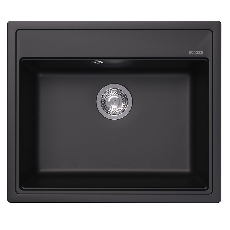 Изображение товара Кухонная мойка Abber Quarz AQ2902B, 60 см, кварцевый композит, черный матовый Изображение товара Кухонная мойка Abber Quarz AQ2902B, 60 см, кварцевый композит, черный матовый