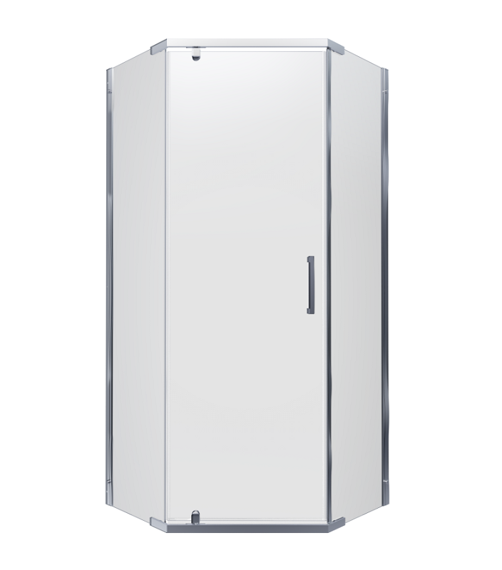 Изображение товара Душевой уголок Triton Дека 90x90 см пятиугольный хром стекло прозрачное