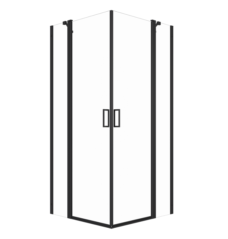 Изображение товара Душевой уголок Triton Тау 90x90 см стекло прозрачное профиль черный