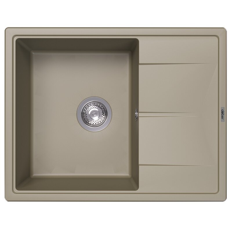 Изображение товара Кухонная мойка Abber Quarz AQ2903S 65 см кварцевый композит песочный Изображение товара Кухонная мойка Abber Quarz AQ2903S 65 см кварцевый композит песочный