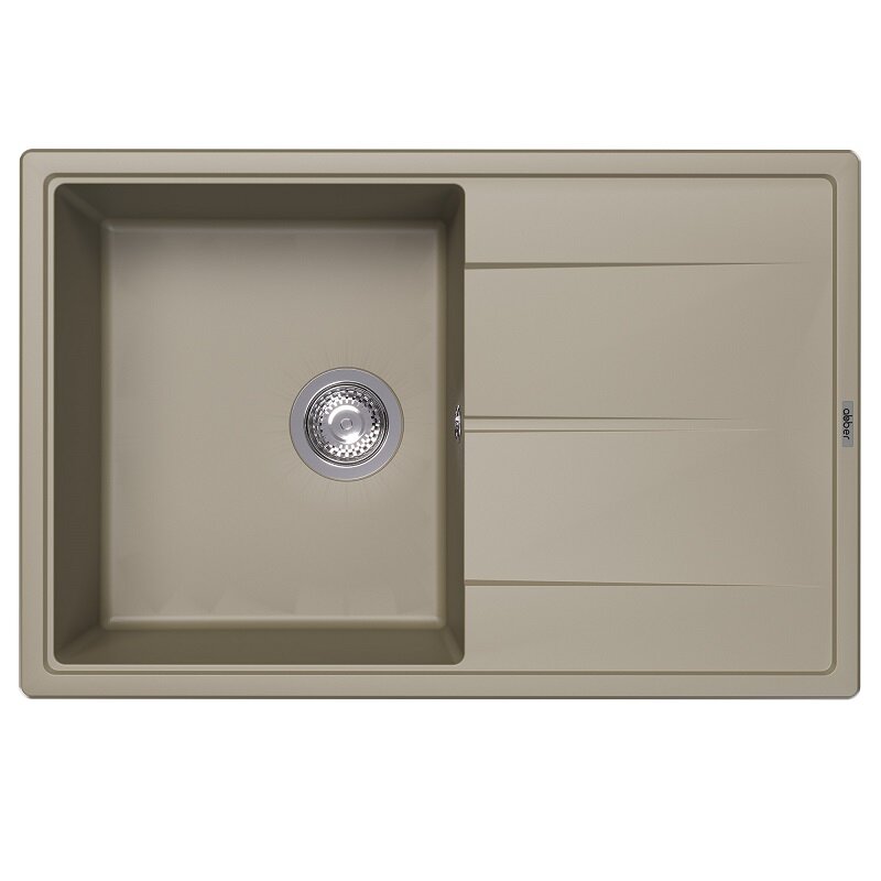 Изображение товара Кухонная мойка Abber Quarz AQ2904S, 78 см, кварцевый композит, крыло справа, песочный Изображение товара Кухонная мойка Abber Quarz AQ2904S, 78 см, кварцевый композит, крыло справа, песочный