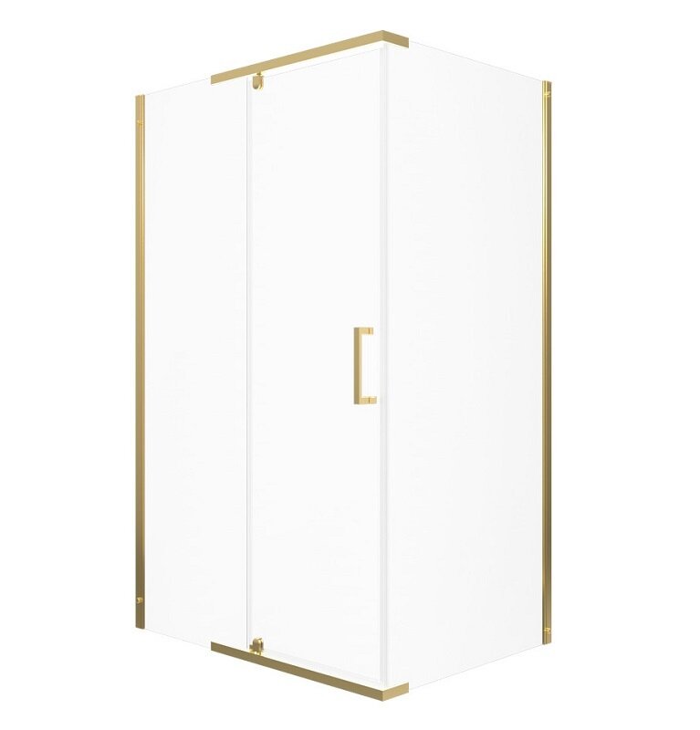 Изображение товара Душевой уголок Triton Терра 120x90 см с прозрачным стеклом и профилем золото