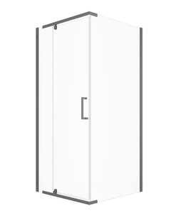 Изображение товара Душевой уголок Triton Терра 90x90 прозрачное стекло профиль графит российский дизайн