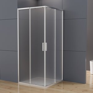 Изображение товара Душевой уголок Vincea Rapid-N VSS-3RN9012E10MT, 80/90 х 110/120 см, стекло текстурное, профиль хром