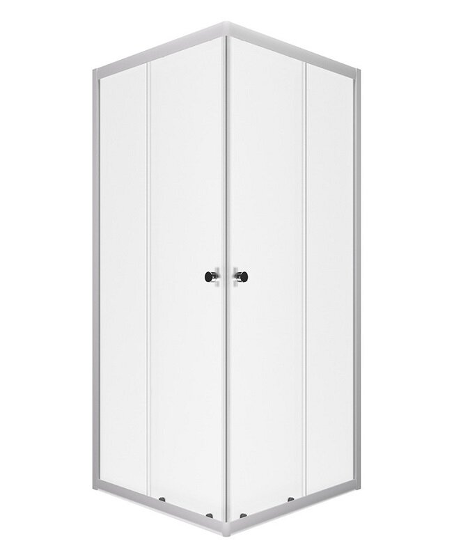 Изображение товара Душевой уголок Triton Стандарт Щ0000071052 80x80 см стекло Вельвет белый профиль