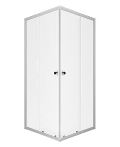 Изображение товара Душевой уголок Triton Стандарт Щ0000071052 80x80 см стекло Вельвет белый профиль
