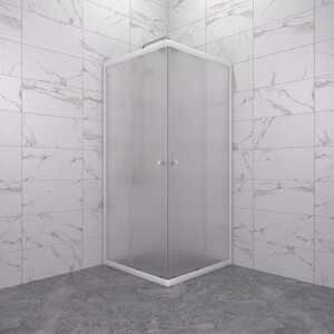 Душевая шторка ТРИТОН "Вента-Блэк" 90х90 мм, квадрат (1 место)