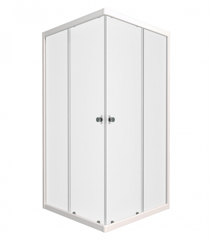 Изображение товара Душевой уголок Triton Стандарт Щ0000063060, 90 x 90 см, стекло Вельвет, профиль белый