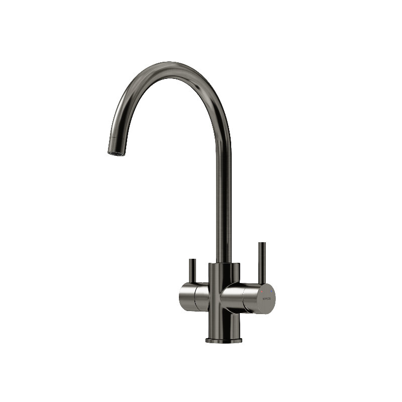 Изображение товара Смеситель Sancos Taper SC4012GG Подключение к фильтру, воронёная сталь, gunmetal