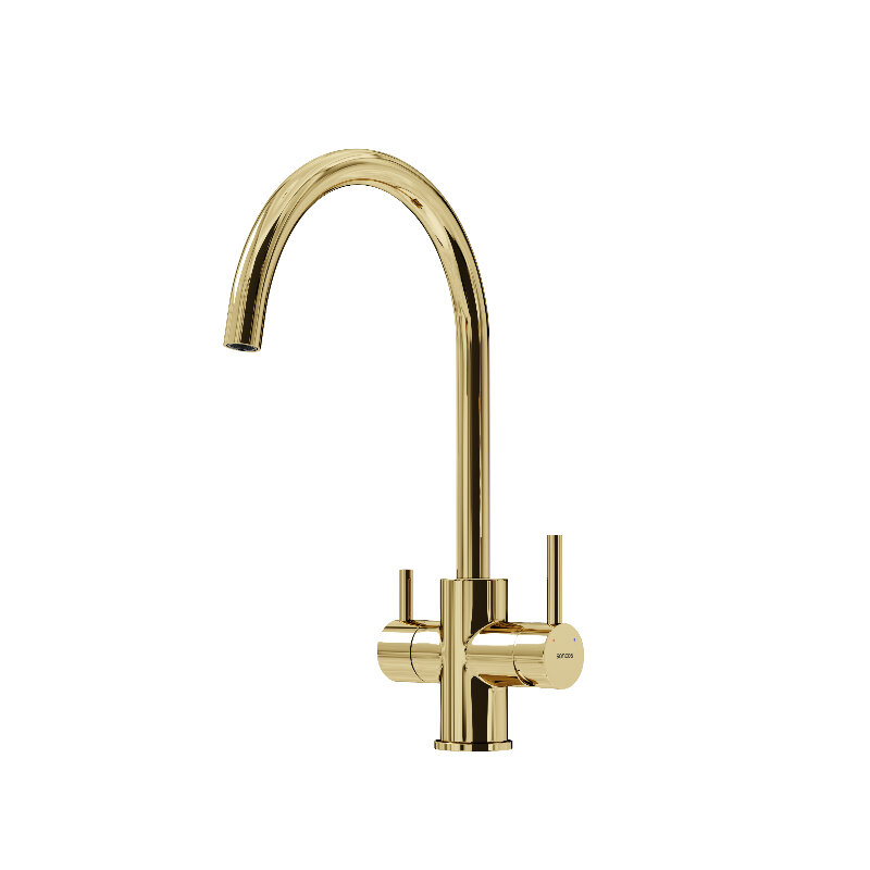 Изображение товара Смеситель для кухонной мойки Sancos Taper SC4012ZG с подключением к фильтру золото