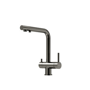 Изображение товара Смеситель для кухонной мойки Sancos Foster SC4014GG, с подключением к фильтру, цвет воронёная сталь, gunmetal