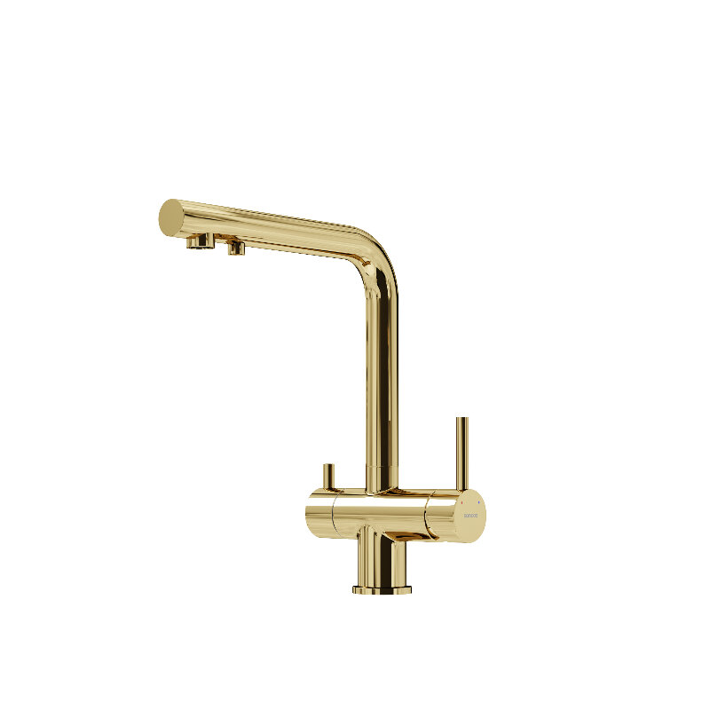 Изображение товара Смеситель для кухонной мойки Sancos Foster SC4014ZG с подключением к фильтру золото