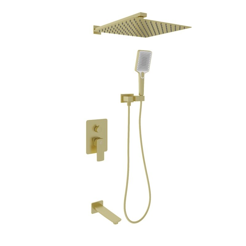 Изображение товара Душевая система Oliveeka D OL-88939003-BG, золотой матовый, 3 режима