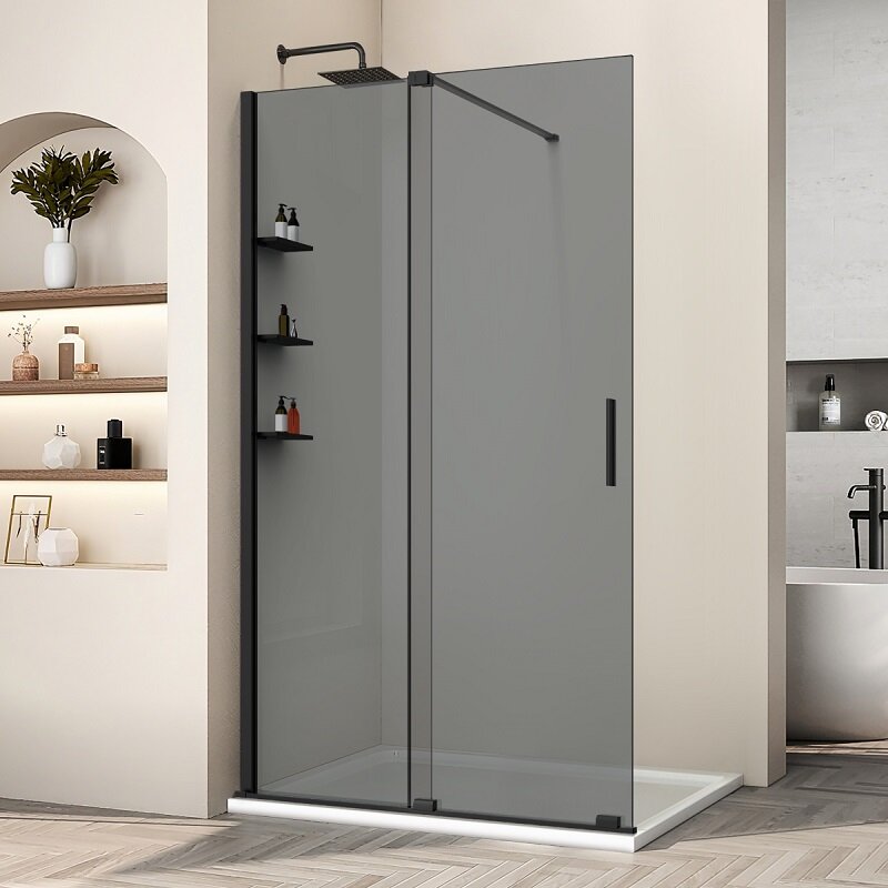 Изображение товара Душевая стенка Vincea VSW-1WSL120CGB 120 см черный матовый Изображение товара Душевая стенка Vincea VSW-1WSL120CGB 120 см черный матовый
