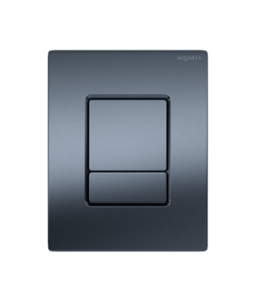 Изображение товара Клавиша смыва Aquatek Pneumo N PNN-0000004, пневматическая, цвет оружейная сталь