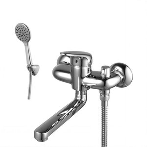 Изображение товара Смеситель для ванны и душа Lemark Luna LM4114C, с душевым гарнитуром, хром