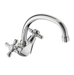 Изображение товара Смеситель Vidima Retro BA132AA для кухонной мойки, поворотный излив, хром