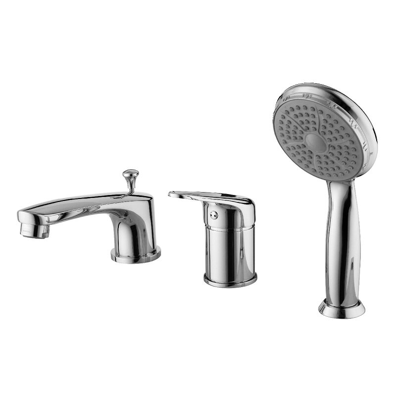 Изображение товара Смеситель на борт ванны Lemark Luna LM4145C хром с однорычажным управлением