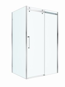 Изображение товара Душевой уголок BelBagno MARINO-2-AH-1-110/100-C-Cr, 110 x 100 см, стекло прозрачное, профиль хром