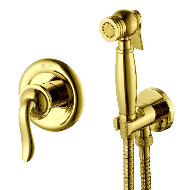 Изображение товара Гигиенический душ Lemark Brava LM4719G со смесителем золото