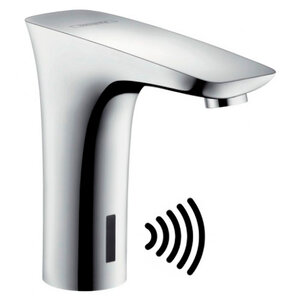 Изображение товара Электронный смеситель для раковины Hansgrohe PuraVida, 15170000, сенсорный, хром