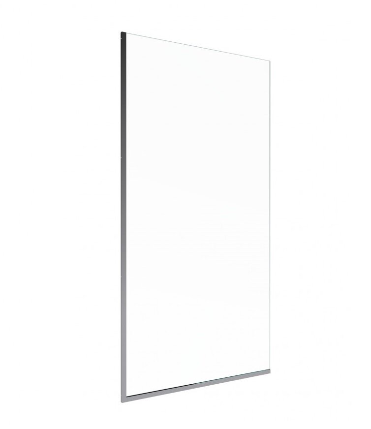 Изображение товара Шторка на ванну Triton Статик-Хром 70x140 см прозрачное стекло