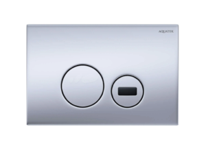 Изображение товара Клавиша смыва Aquatek KDIS-0000036, сенсорная, цвет нержавеющая сталь