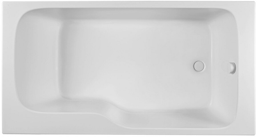 Изображение товара Акриловая ванна Jacob Delafon Bain Douche Malice 170x90 см, белая, дизайнерская