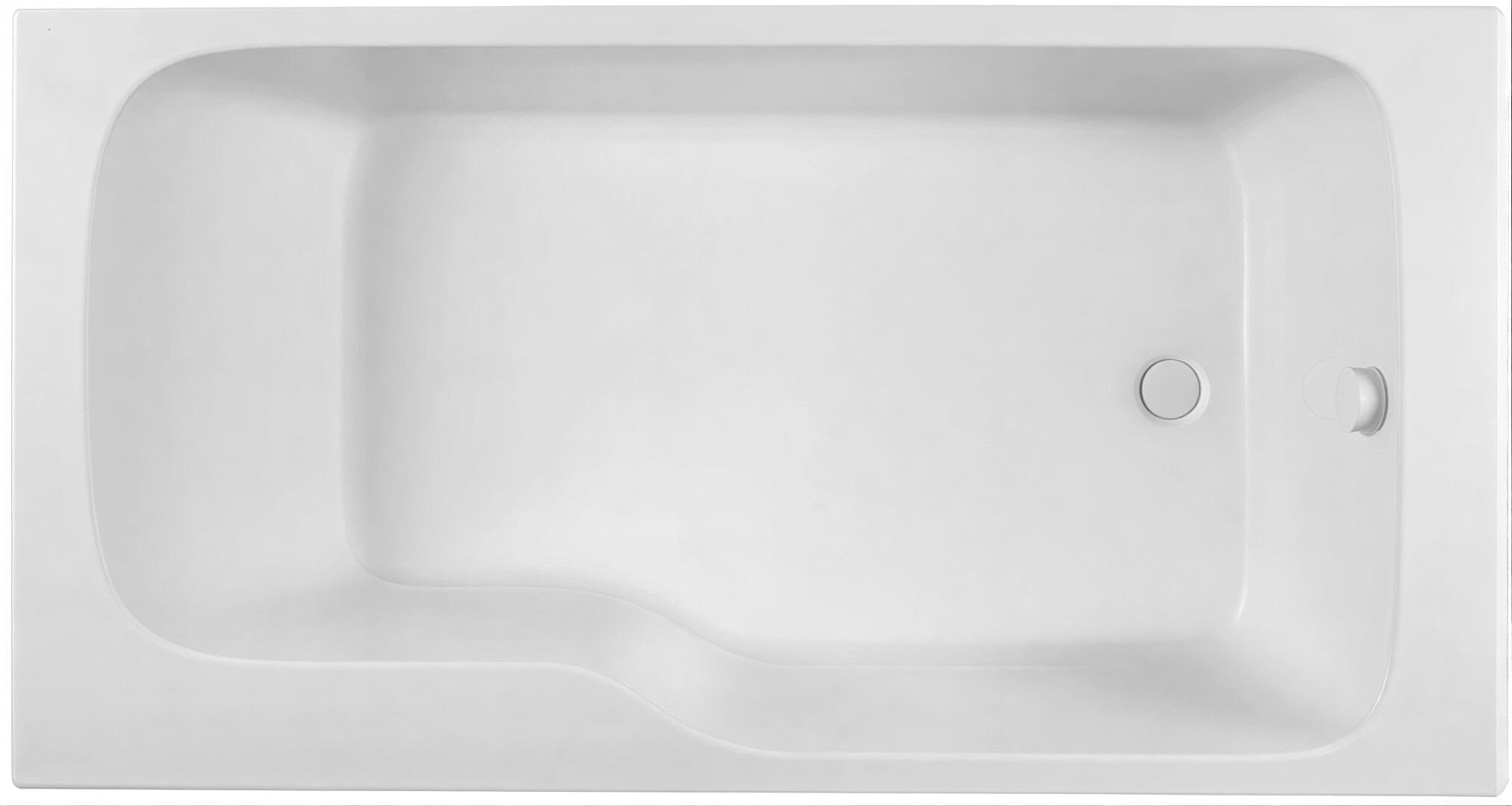 Изображение товара Ванна акриловая Jacob Delafon Bain Douche Malice E6D065-00 L/R, 170 х 90 см Изображение товара Ванна акриловая Jacob Delafon Bain Douche Malice E6D065-00 L/R, 170 х 90 см