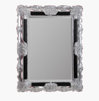 Изображение товара Зеркало прямоугольное Migliore Complementi ML.COM-70.508, черное/ серебро