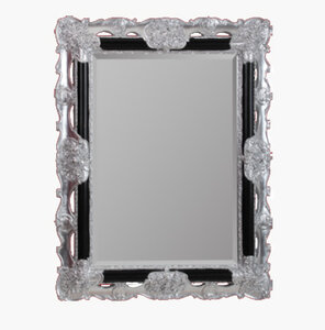 Изображение товара Зеркало прямоугольное Migliore ML.COM-70.508, подвесное, стиль ретро, Италия