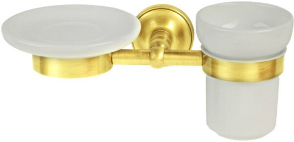 Изображение товара Держатель мыльницы и стакана Migliore Mirella 28155/27671/27670 золото