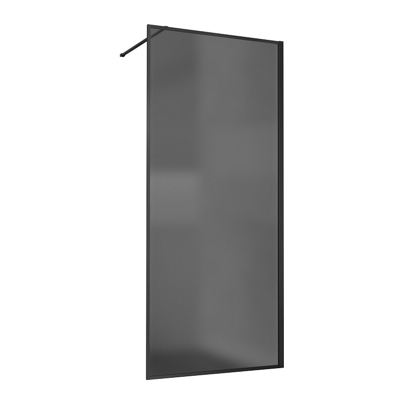 Изображение товара Душевая стенка Vincea Walk-In VSW-1HP900GFB 90 см, матовое стекло Изображение товара Душевая стенка Vincea Walk-In VSW-1HP900GFB 90 см, матовое стекло