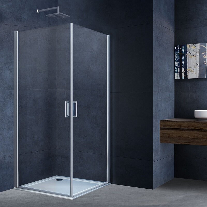 Изображение товара Душевой уголок Vincea Alpha VSR2-3AL7080CL 80x70 см с распашными дверями Изображение товара Душевой уголок Vincea Alpha VSR2-3AL7080CL 80x70 см с распашными дверями