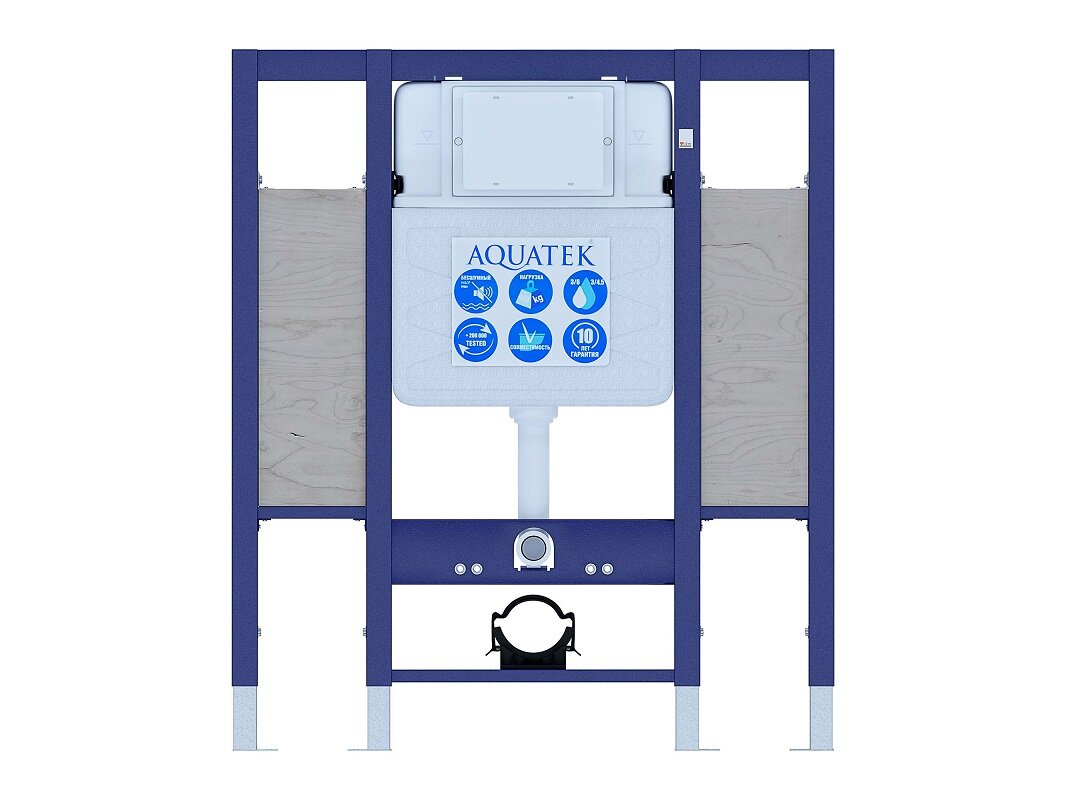 Изображение товара Инсталляция для унитаза Aquatek Standart Sensor 95 с бесконтактным управлением Россия