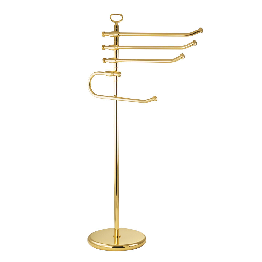 Изображение товара Стойка низкая Migliore Mirella 17346 золото 95 см напольная для полотенец
