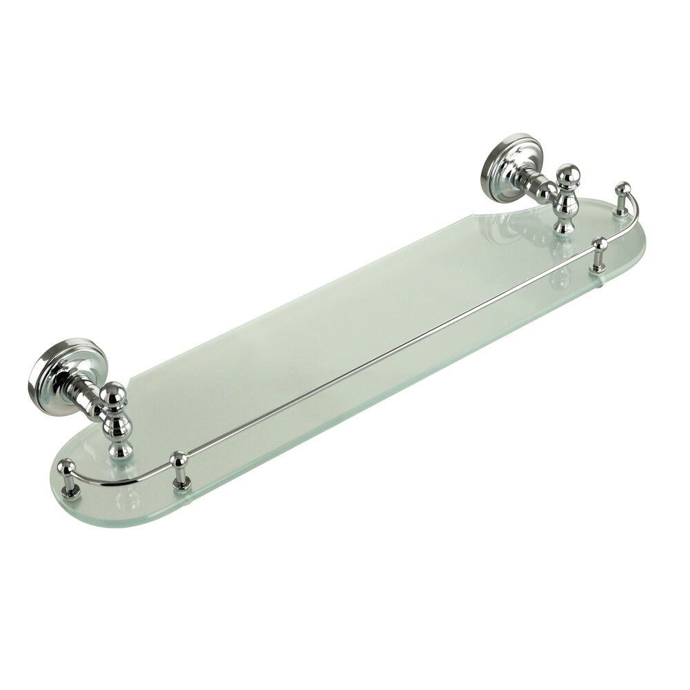 Изображение товара Миглиоре Микелла 17247 полка хром настенная для ванной с ограничителем